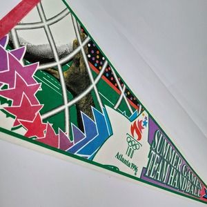 1996 Atlanta Olympic Games Handball Pennant